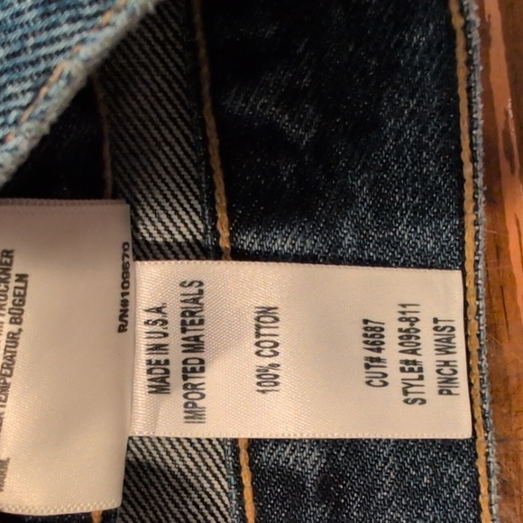 Agolde Pinch Waist High Rise Kick Jeans - Picture 6 of 8
